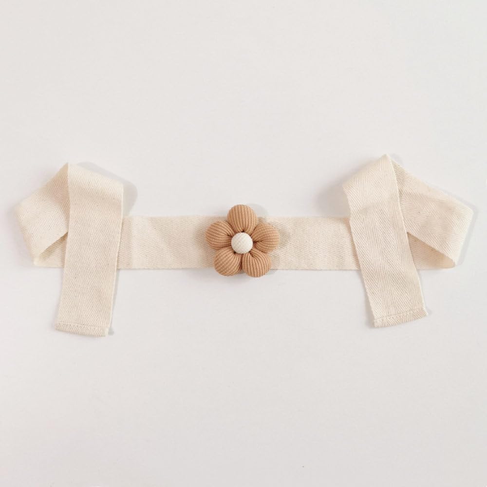 JOOTUEPO Vorhang Raffhalter - 4 Stück Baumwollseil-Halter Ohne Bohren, Beige