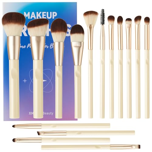 Pinceaux de maquillage pour correcteur et fard à paupières soigné