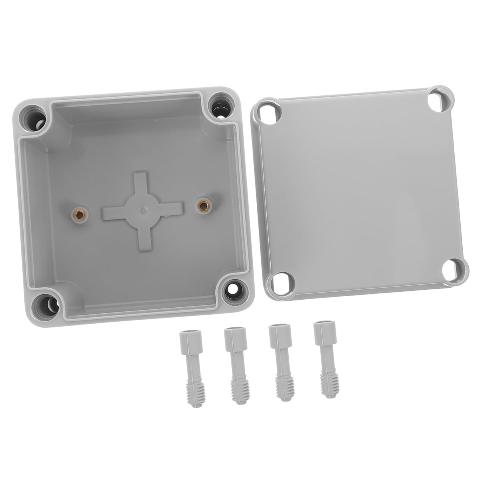 4pièces Boîte De Jonction Électrique Plastique Étanche Pour Extérieur Câblage Installation Rapide Et Pratique Résistante Aux Impacts Isolation Électrique Idéale Pour