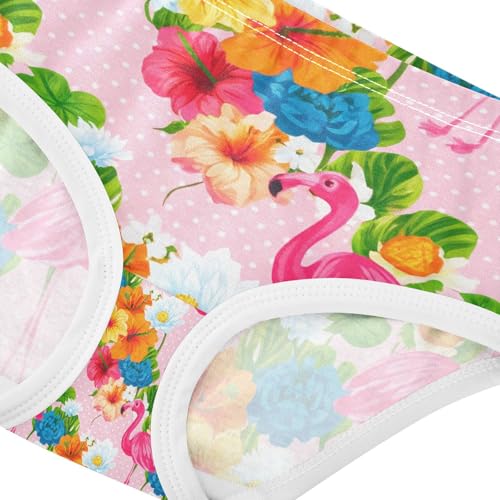 Pink Flamingos Flowers Toddler Girls's Underwear 2T 202c18414