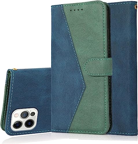 Housse de téléphone portefeuille pour iPhone 14 Pro Max avec clapet rabattable