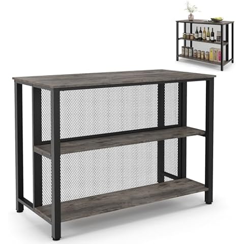 TANGZON 3-Tier Adjustable Bar Table Cover