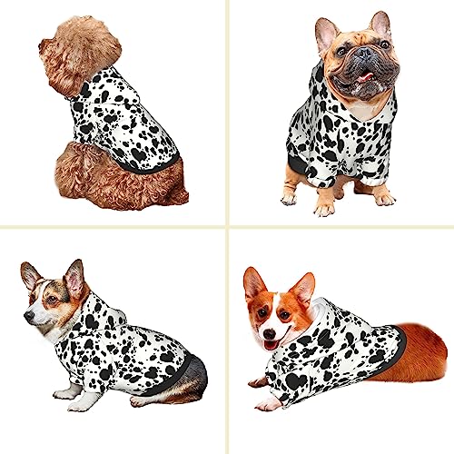 Disfraz de perro dálmata con capucha para invierno XS miniatura 5