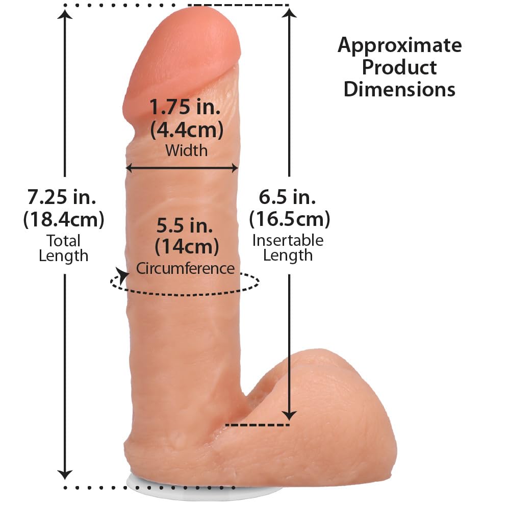 Doc Johnson Gode Ultra Réaliste en Ur3 The Realistic Cock Chair 18 cm