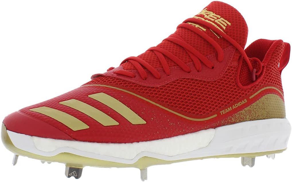 adidas red and gold cleats
