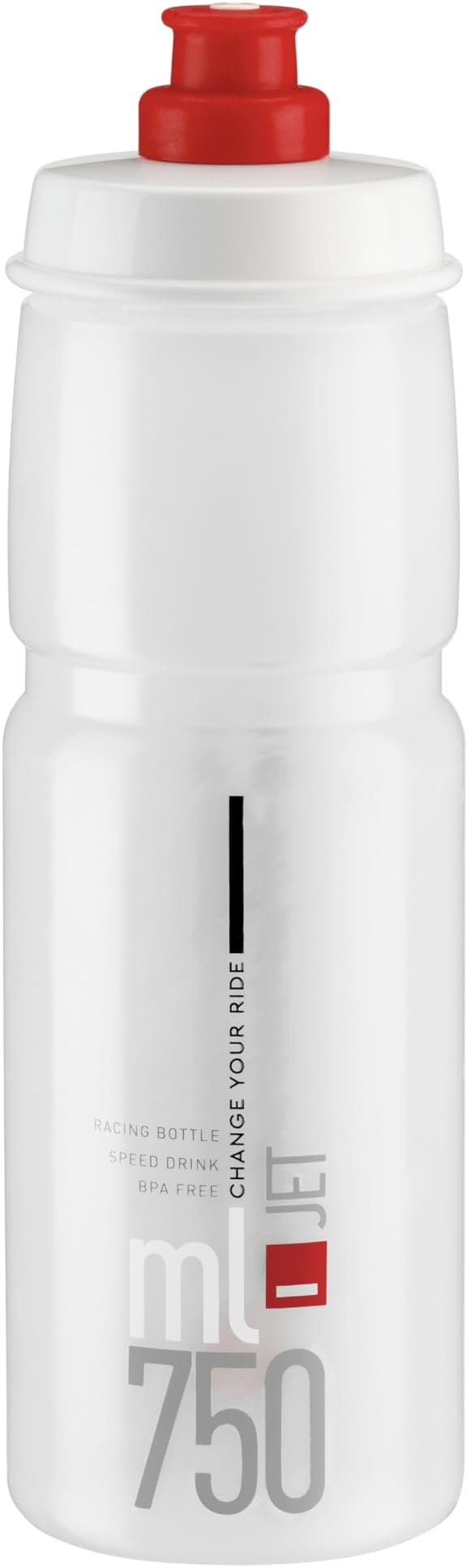 R.L. Jet Biodegradable clear red logo 750 ml