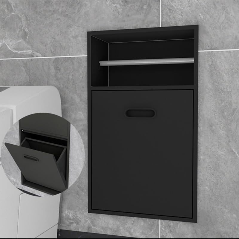 Niche de douche en acier inoxydable noir étagère murale design - 3