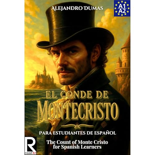 El conde de Montecristo para estudiantes de español. Nivel A1-A2 Principiantes Audiolibro Por Alejandro Dumas arte de 