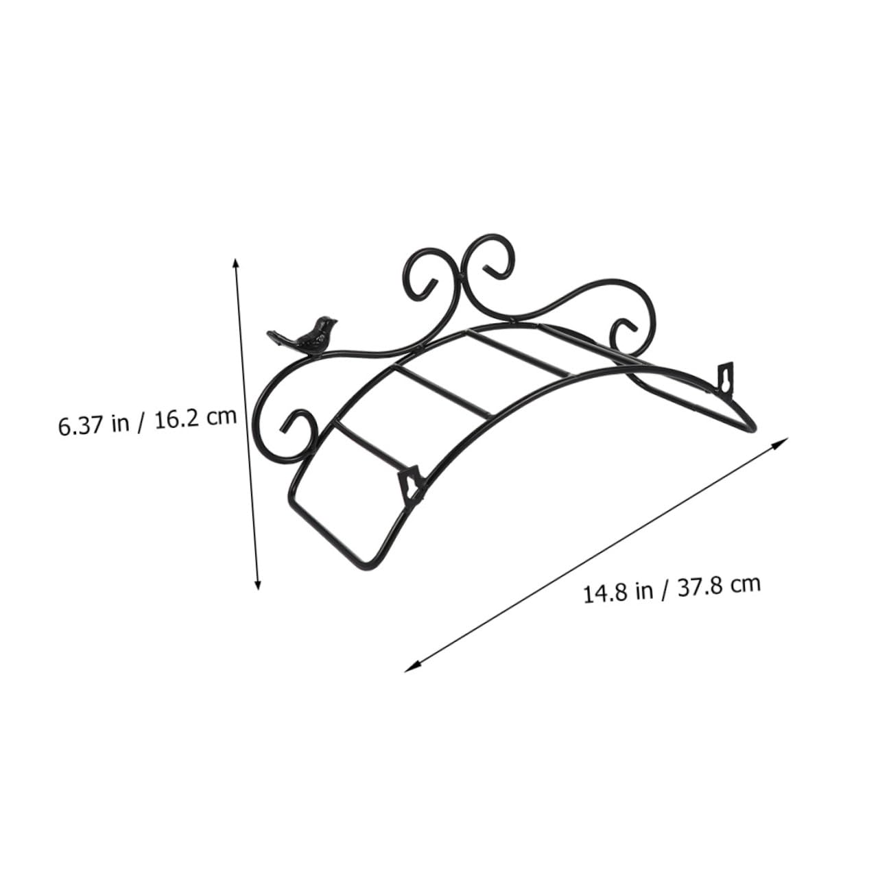 UPKOCH 2pezzi Supporto per Tubo da Giardino Organizer Portaoggetti per Tubo Nero Facile da Montare e Riporre Acqua
