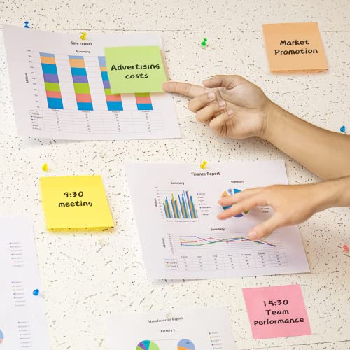 OWLKELA 800 Stück Sticky Notes, Haftnotizzettel, Haftnotizen zum Markieren und Hervorheben von Seiten, Schreibbar, Repositionierbar Fläche/Einheit