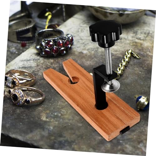 Étau de table ajustable pour bijoux avec serrage orientable précis