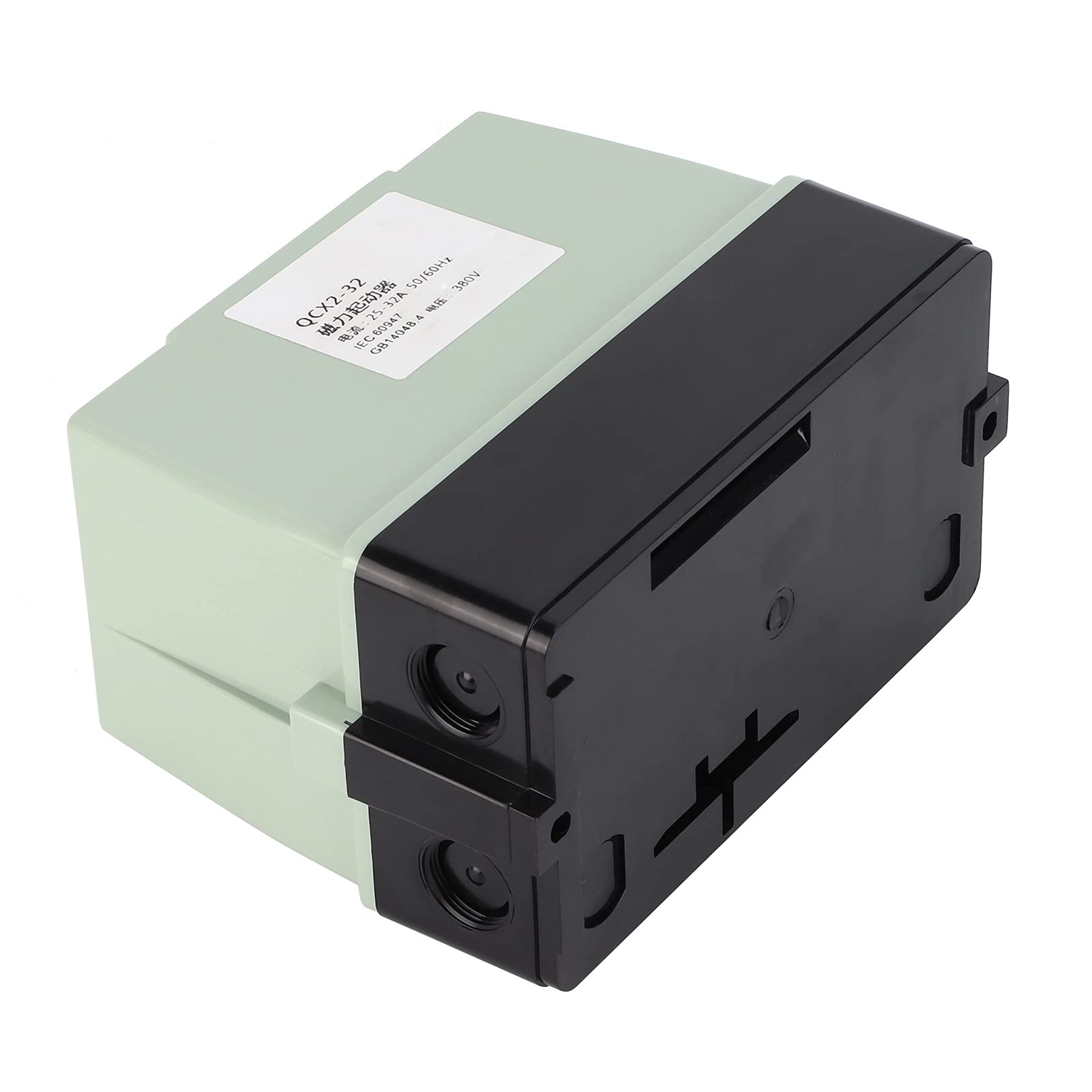 Kadimendium Démarreur Magnétique AC380V Boîtier de Commutation Haute Sécurité Contrôle Démarrage Moteur électrique Triphasé Protection contre les Surcharges avec Boutons 25-32A pour Pompes à Eau