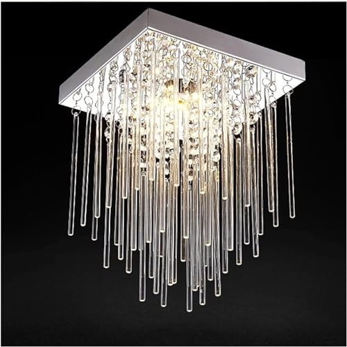 Dispose de Lumières Rétro Lampe de Lustre Moderne LED Cristal Intérieur