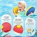 SKYSPER 8pcs Manguitos de natación para niños,flotador bebe piscina varios colores Discos...