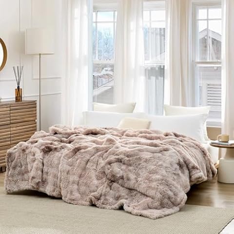 Coma Inducer Snowball Chunky Bunny King Blanket - Taupe Desert Cover