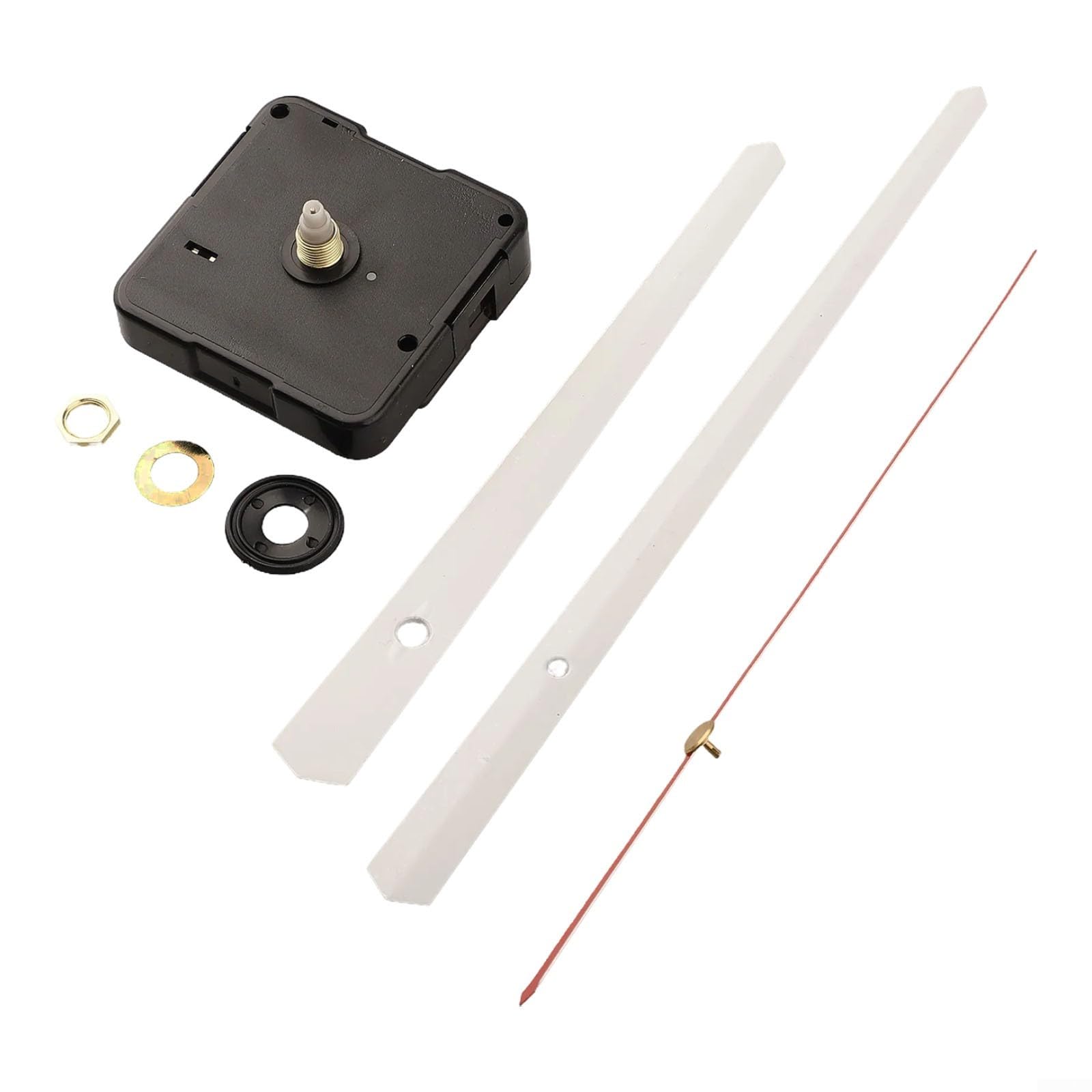 Tools Uhrwerk-Set für große Wanduhren, wichtige Teile für eine einfache Montage (weiß)