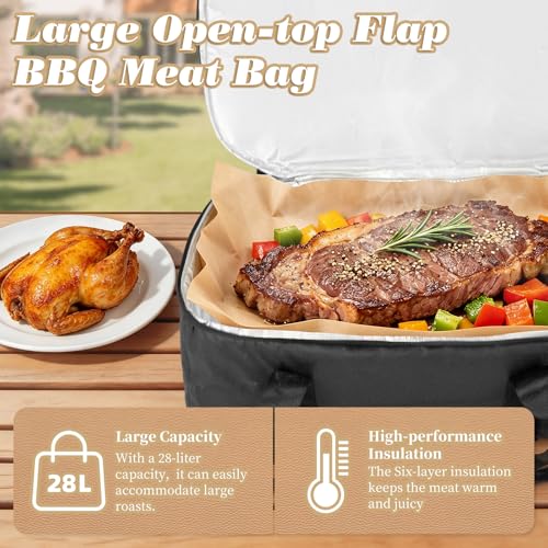 Manta para asado aislante para reposar carne miniatura 3