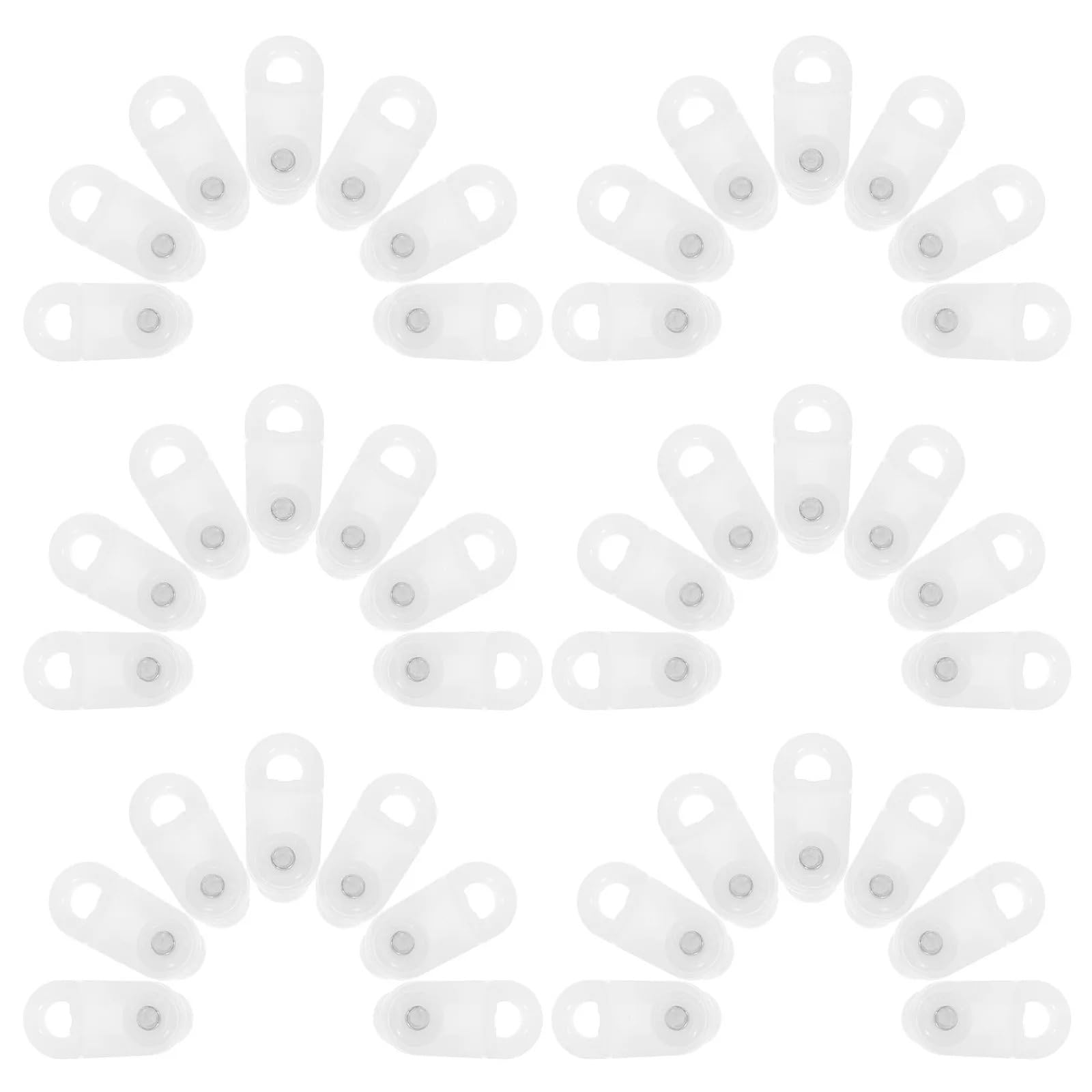 Curtain Track Rollers 100Pcs Curtain Track Gliders Plastic Small Double Wheel Rollers For Smooth Sliding In Residential And Commercial Window For the living room