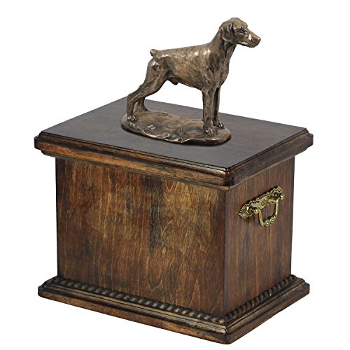 Urne pour Doberman non recadré, statue souvenir pour surmonter le deuil - 3