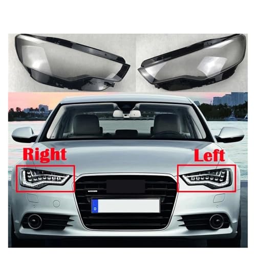 Couvercle de phare pour Audi A6 C7 2012-2015 optique transparent - 4