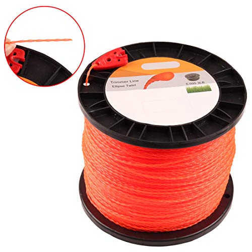 Wellsking 0.095\" Round Twist String Trimmer Line 3 lbs 985 Foot Spools Weedeater Line for FS45 SRM225 SRM210 SRM230 Trimmer Head Weed Eater with Bonus Line Cutter - Thumbnail 5