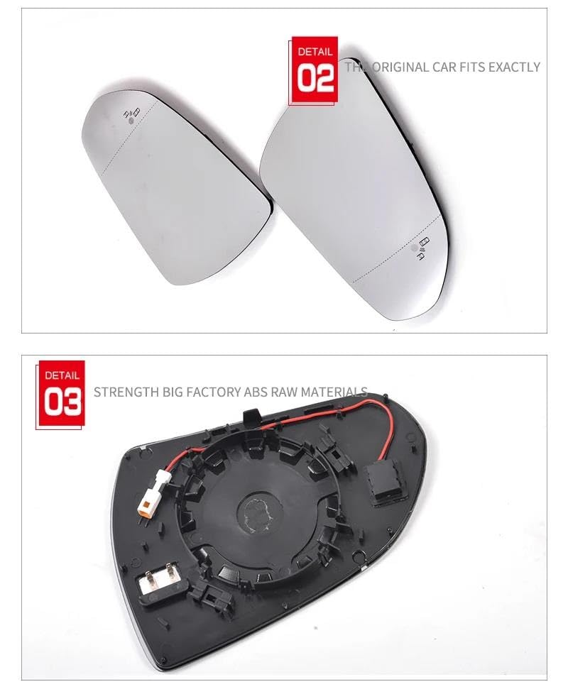 Miroir chauffant pour Hyundai I30 glace rétroviseur gauche auto
