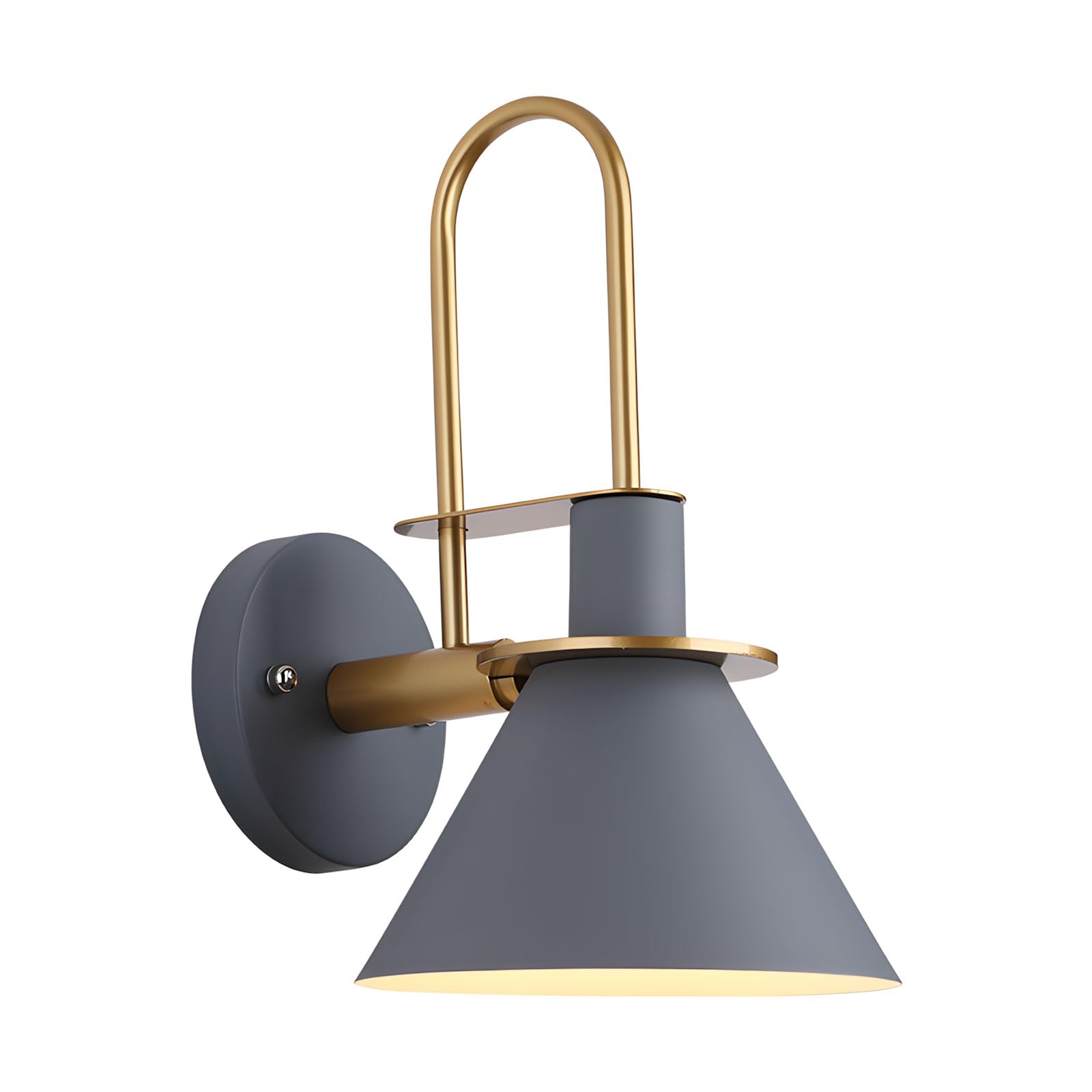 Nucelit Modern Wall Sconce Iron Construction Simple Installation Bedside Lighting Solution Hotel Cafe Living Space Decorating Iron Wall Sconce