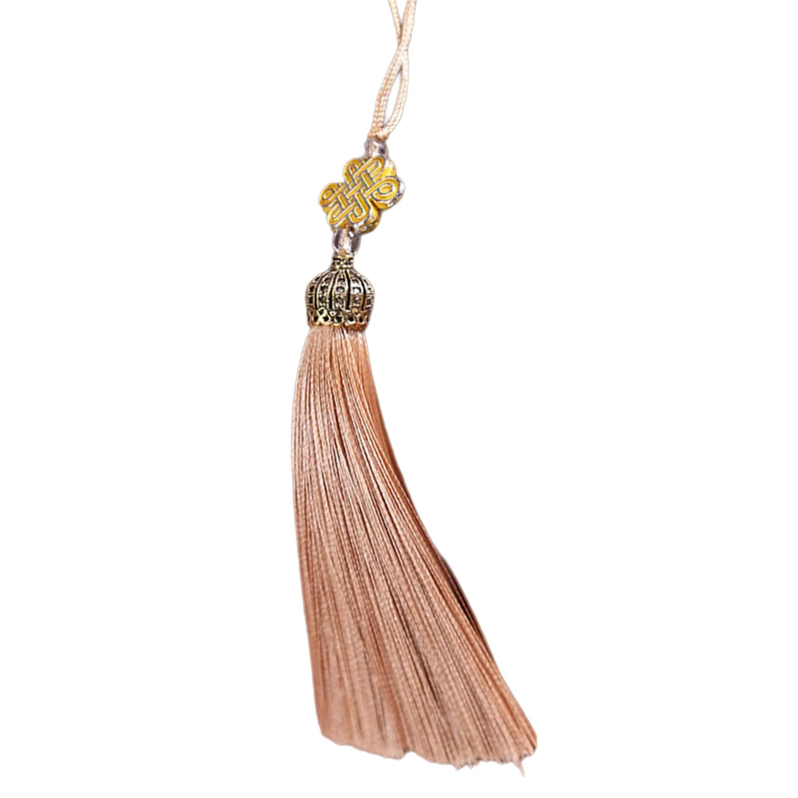 Artistic Chinese Knot Tassels Pendant Adds a Touch of Elegances to Any Space Coolorful Tassels Polyester Texture Weaving
