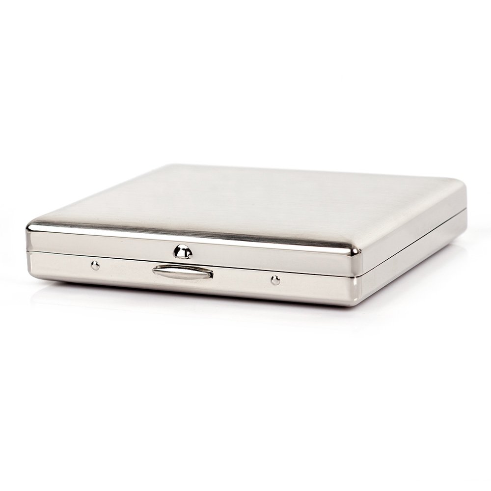 20 cigarette holder Amazon.com: Brushed Stainless Steel Metal Cigarette Case Holder Box Holds 20  Cigarettes (Type 1) : Health & Household