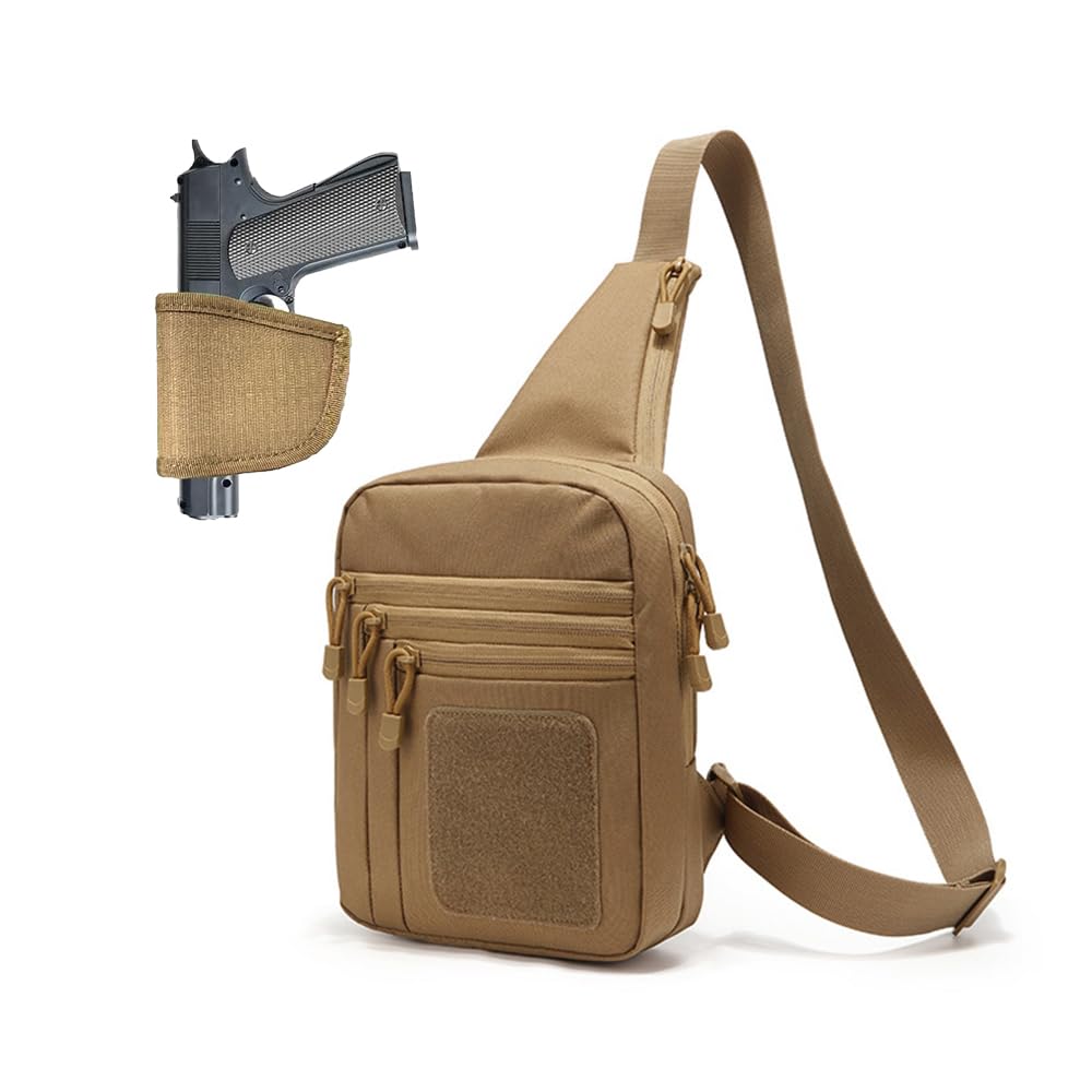 Concealed Carry Sling Bag For Men & Women - CCW Crossbody With Hidden Gun Pocket