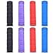 UBERMing 4 Pares de Empuñaduras de Manillar de Bicicleta Suave de Goma Antideslizante para Bicicleta de Montaña/MTB/BMX/Plegable Bicicleta-Multicolor