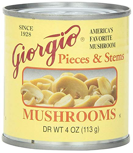 Giorgio Mushrooms Pieces and Stem, 4 Ounce, 24 Count - PACK OF 24
