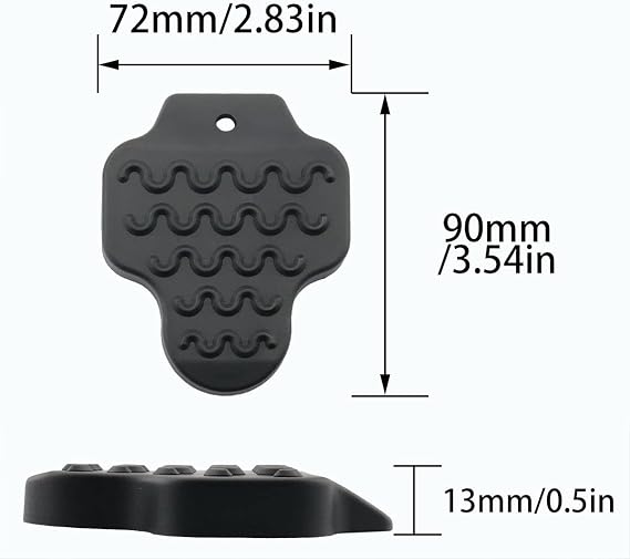 Bicycle Pedal Lock Piece Protective Cover Compatible with Look KEO Nonskid Nail Bicycle Shoe Cleats Protector for Look KEO Pedals Systems