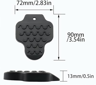 Bicycle Pedal Lock Piece Protective Cover Compatible with Look KEO Nonskid Nail Bicycle Shoe Cleats Protector for Look KEO Pedals Systems