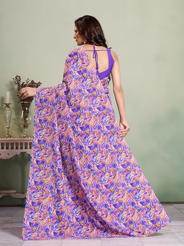 Image of Garden Vareli Art Silk Abstract Printed Saree