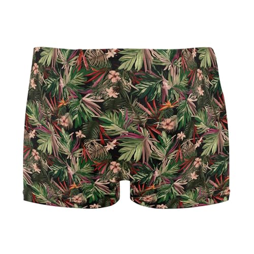 Leaves Mens Swim Trunk Swimwear Bathing Suit Swim Brief Square Leg Board Short S B0404700