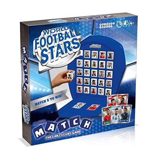Top Trumps- Match Estrellas Juego de Mesa Conecta en línea 5 de Tus Jugadores de fútbol Favoritos, Multicolor (Winning Moves WM01942-ML1-6)