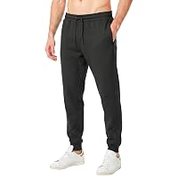 RIPT Pantaloni Jogging Uomo Fleece – Joggers con Coulisse, Polsini e Tasche