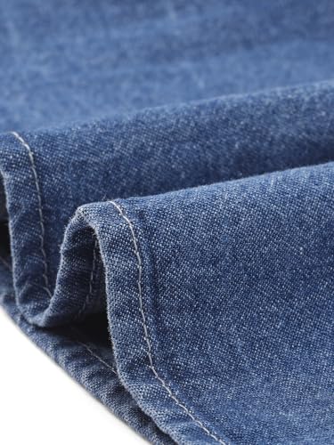Robe en jean pour femme solution confort mini robe décontractée - 5