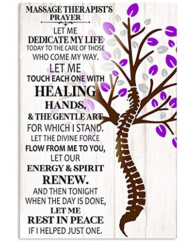 KING PRINT Massage Therapist Poster Massage Therapist is Prayer Healing Hands Wall Art Hanging Painting Paper Photography Watercolor Living Classroom Home Decor No Frame KING PRINT Massage Therapist Poster Massage Therapist is Prayer Healing Hands Wall Art Hanging Painting Paper Photography Watercolor Living Classroom Home Decor No Frame