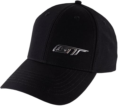 Ford GT Chrome Logo Stretch Fit Sombrero, Negro -