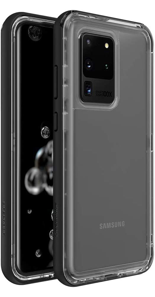 LifeProof Next Screenless Series Case for Samsung Galaxy S20 Ultra & S20 Ultra 5G (ONLY) Non-Retail Packaging - Black Crystal