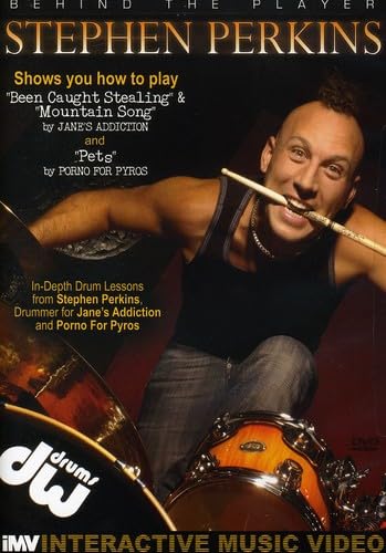 Stephen Perkins lecciones de batería en DVD para aprender ritmos complejos y técnica de baquetas