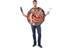Adult Deluxe 3D Grilled Meat Costume, One Size