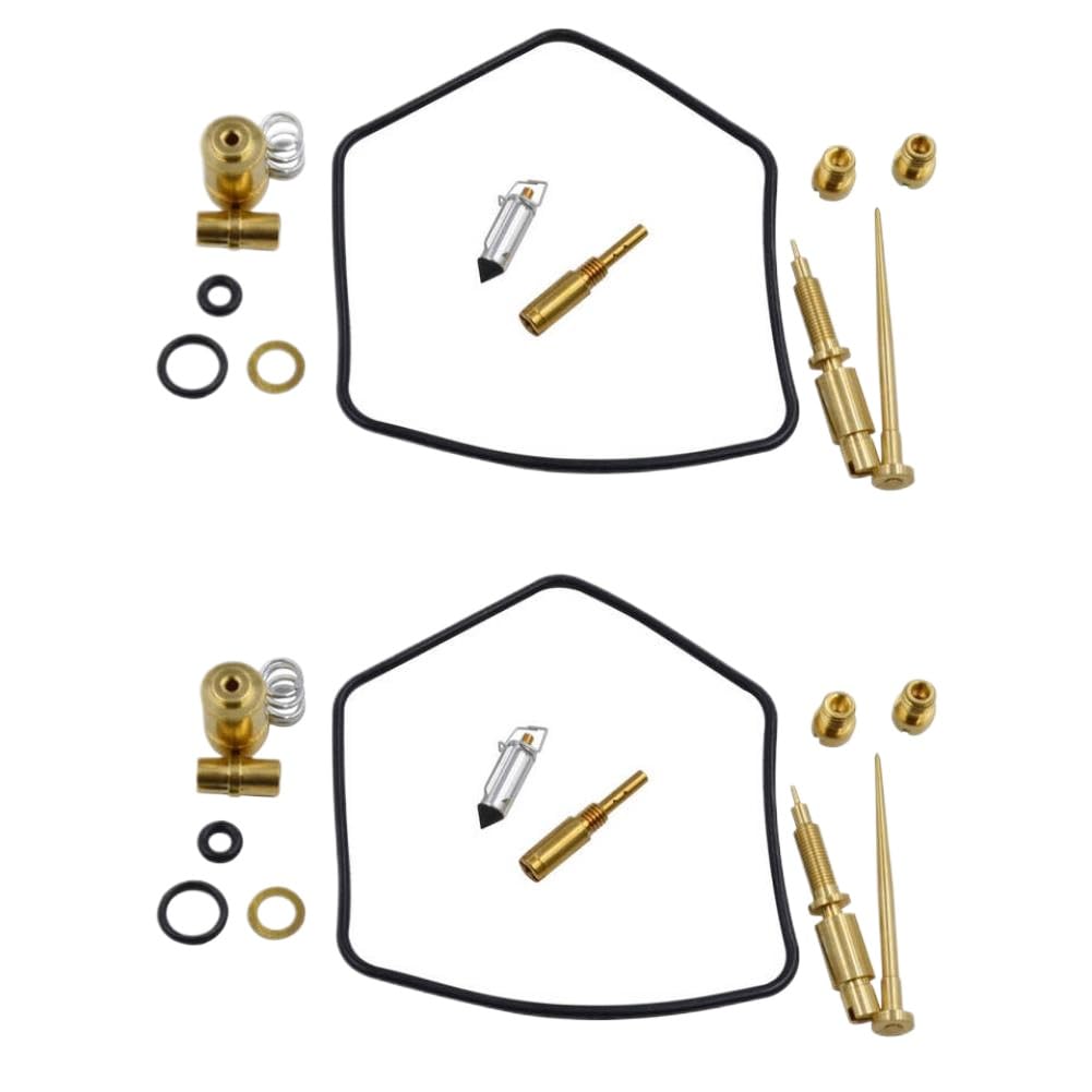 Kit di riparazione per ricostruzione carburatore moto 2 pezzi compatibile con CB360K CB360G CB360T CJ360T CL360 Scrambler