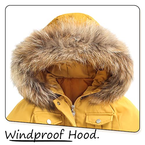Image of Girl Snowsuit Snow Pants And Jackets Toddler Winter Kid Clothes Coat
