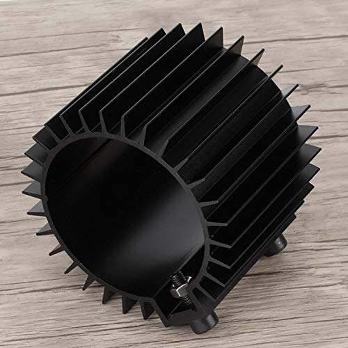 Yctze Universal Cooler Heat Sink Cover, Heat Sink Cap Car Auto Engine Oil Filter Cooler Heat Sink Cover Aluminum Alloy Motor Mount Accessory (Black) For Oil Filter Engine Oil Filter Heat Sink Cover He #TOP4