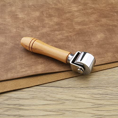 Lederrolle für Tapeten aus Holz, Werkzeug zum Laminieren von Kleber für dicke Tapeten, Vliesstoff, alte Aluminium-Tapete