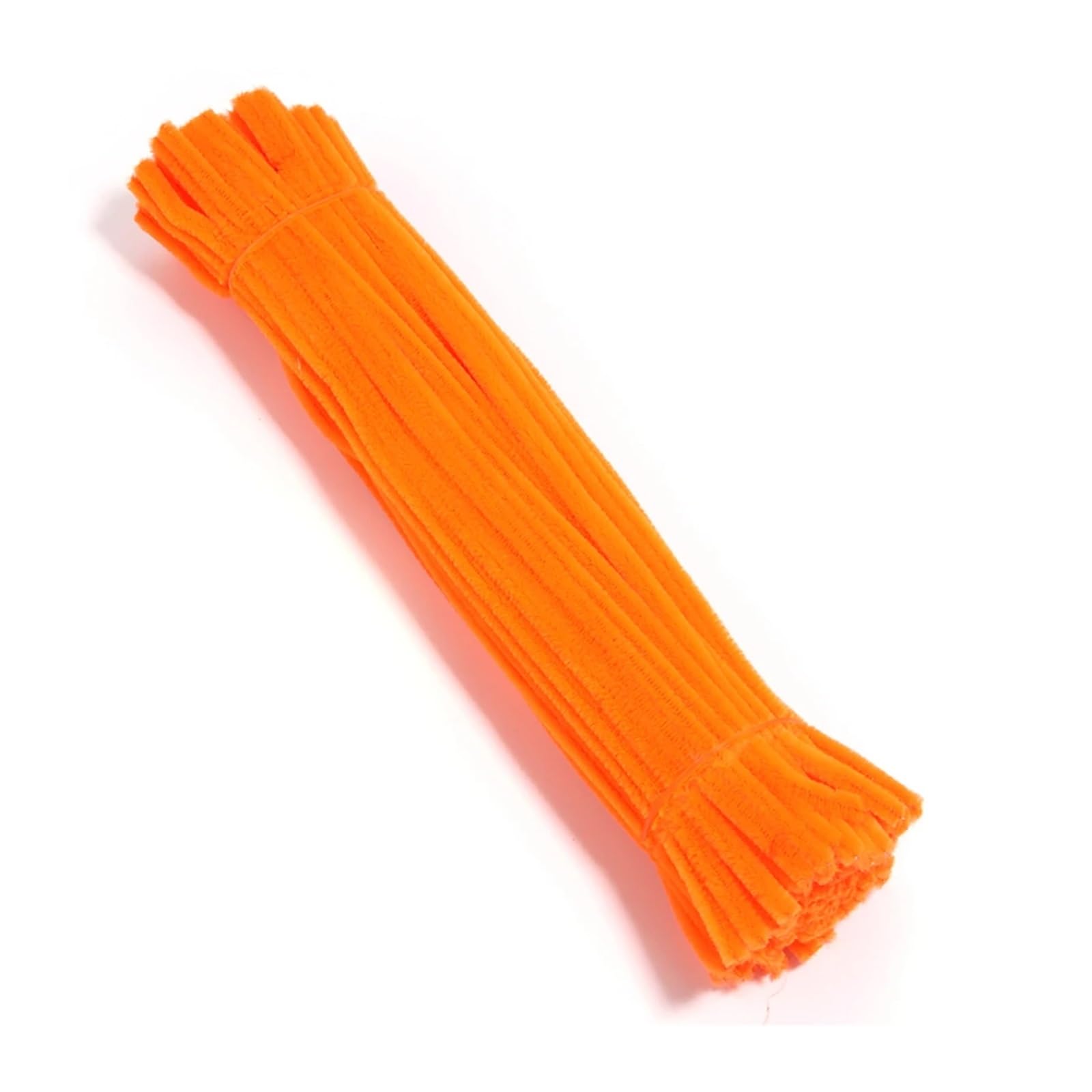 TGDGFKIAS Cure-pipes pour loisirs créatifs, Cure-pipes tiges chenille 30 cm paquet de 100 fournitures d'artisanat multicolores(Oranje)