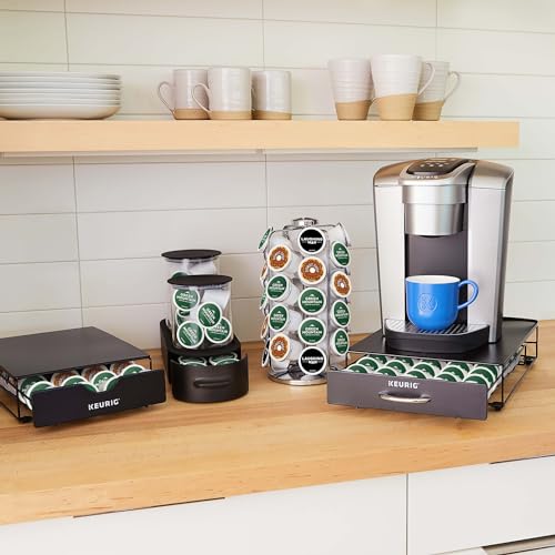 image for Keurig Slim Non-Rolling Storage Drawer, Coffee Pod Storage, Holds up t